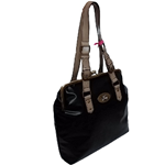 Hoy Vintage Chic Basilia Bag Borsa 2 manici con tracolla Nero