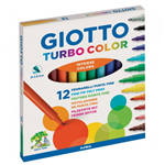 Giotto Turbo Color Pennarelli confezione da 12