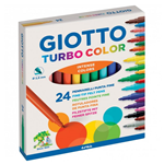 Giotto Turbo Color Pennarelli confezione da 24