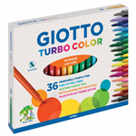 Giotto Turbo Color Pennarelli Confezione da 36