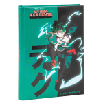 My Hero Academia Diario 12 mesi copertina imbottita 18,5x13,5x2 cm Black