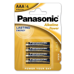 Panasonic Pila MiniStilo Alkaline Power Lasting Energy AAA LR03- 1,5 V