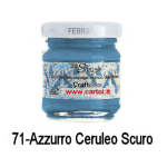Ferrario Craft color 40 ml 71 Azzurro Ceruleo Scuro