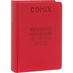 comix diario agenda 16 mesi standard 18,5x13,5x3 cm 2024-2025 profondo rosso