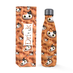 I-Drink Bottiglia Termica 500 ml Graphics ID0452 Orange Cat 3D