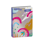 Teenace My Diario Agenda Pocket 12 Mesi Datato 2024-2025 Fantasia Argento con disegni