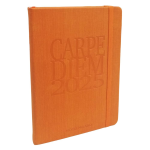 Carpe Diem Agenda 2025 Giornaliera Grande 21x14,5 cm Arancione