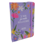 Flower Motivation Agenda 2025 Giornaliera 14,5x9 cm Glicine