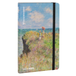 Haltadefinizione Agenda Settimanale verticale 2025 dimensioni 23x13 cm Claude Monet Passeggiata sulla scogliera a Pourville