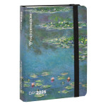 Haltadefinizione Agenda Giornaliera 12 mesi 2025 dimensioni 15,5x11 cm Claude Monet Ninfee