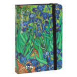 Haltadefinizione Agenda Giornaliera 12 mesi 2025 dimensioni 15,5x11 cm Vincent Van Gogh Iris