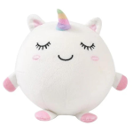 iTotal Cuscino Mini Squishy Unicorno Dimensione 15x15 cm