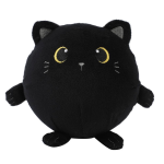 iTotal Cuscino Mini Squishy Gatto Nero Dimensione 15x15 cm