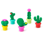 Legami Set da 5 gomme piante grasse Cactus profumate