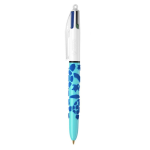 Bic 4 Colori Velours penna a sfera fusto celeste Tartarughe velluto