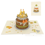 Origamo Biglietto Auguri Torta Thun KPT01