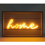 Nqeo - Wood Lampada Neon a LED Home per Creare un Ambiente Accogliente