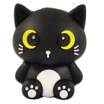 Gomma 3D iTotal - Gatto Nero Giocoso