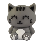 Gomma 3D iTotal - Gatto Grigio Giocoso