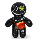 Antistress Legami "Stress Less - Teacher" Nero, Pupazzo Teacher Profumato Fragola