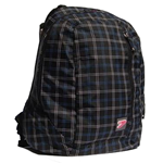 Seven Urban Double Backpack Zaino Nero-Azzurro