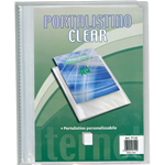 Plastidea Clear Portalistino Copertina Personalizzabile 30 Buste